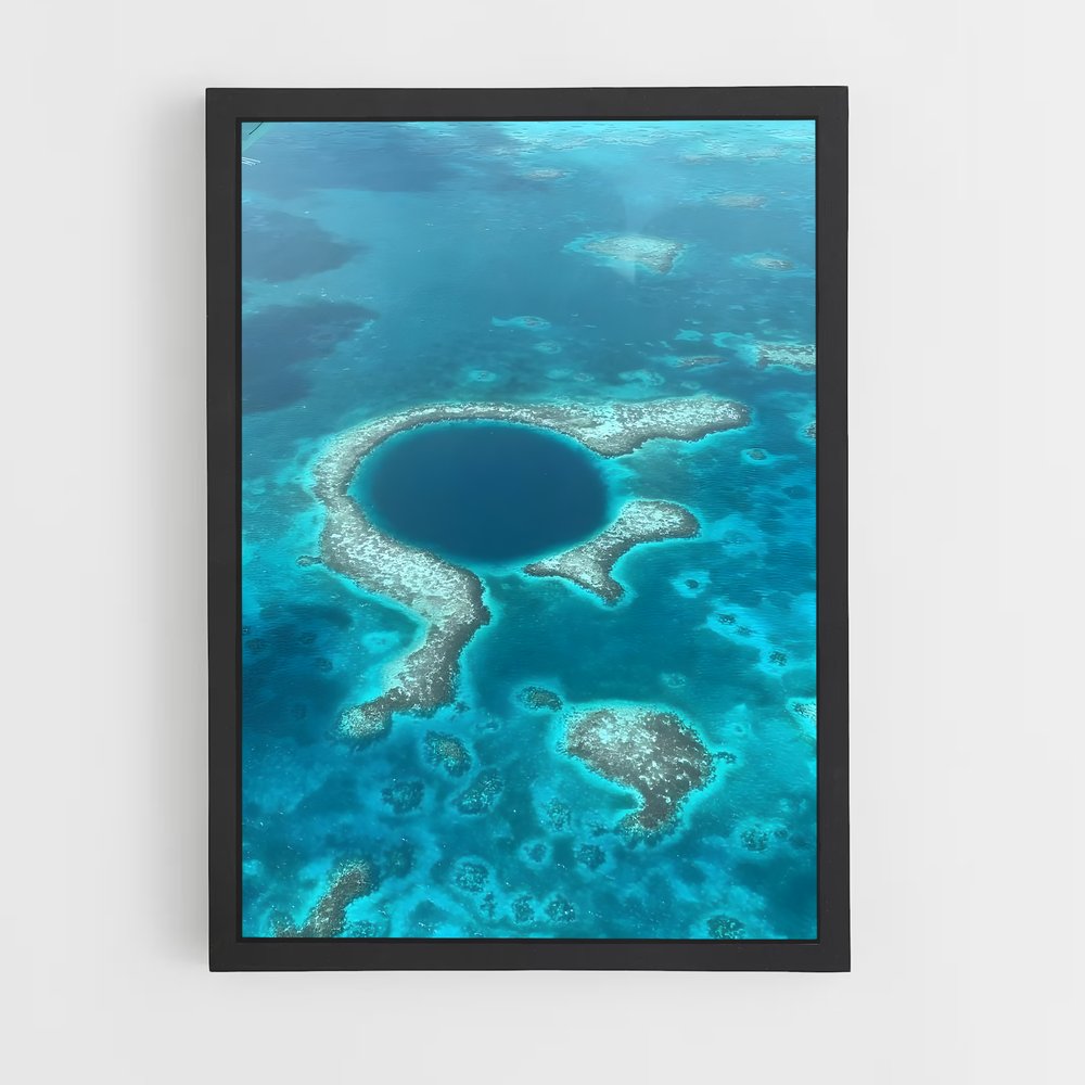 Poster Azure Abyss – affiche Plongée en apnée (vue 2)